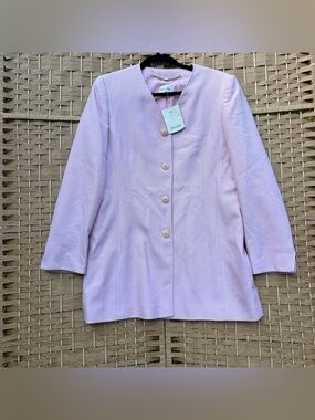 Vintage Viyella Jacket Light Pink Women’s NWT Women’s Size 10